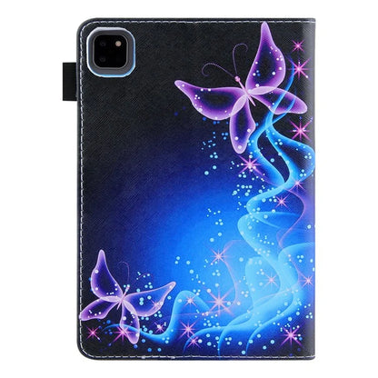 For iPad Pro 11 (2024) Case PU Leather Pattern Design Smart Tablet Cover
