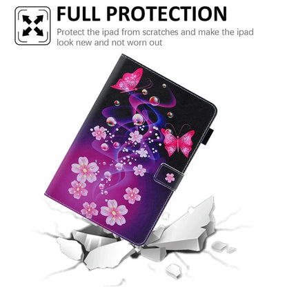For iPad Pro 11 (2024) Case PU Leather Pattern Design Smart Tablet Cover