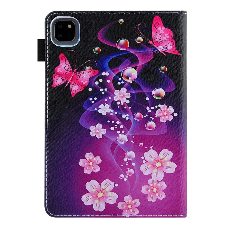 For iPad Pro 11 (2024) Case PU Leather Pattern Design Smart Tablet Cover