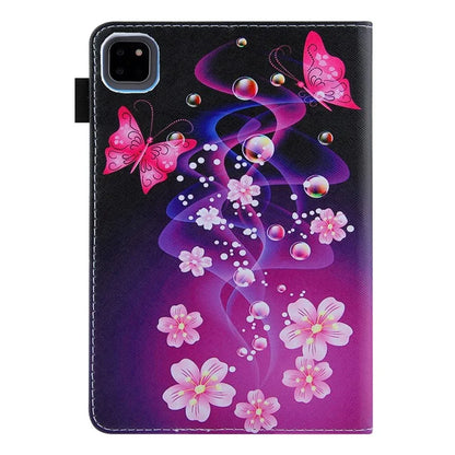 For iPad Pro 11 (2024) Case PU Leather Pattern Design Smart Tablet Cover