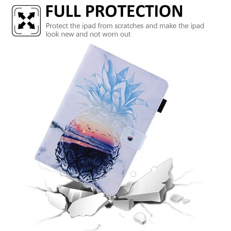 For iPad Pro 11 (2024) Case PU Leather Pattern Design Smart Tablet Cover