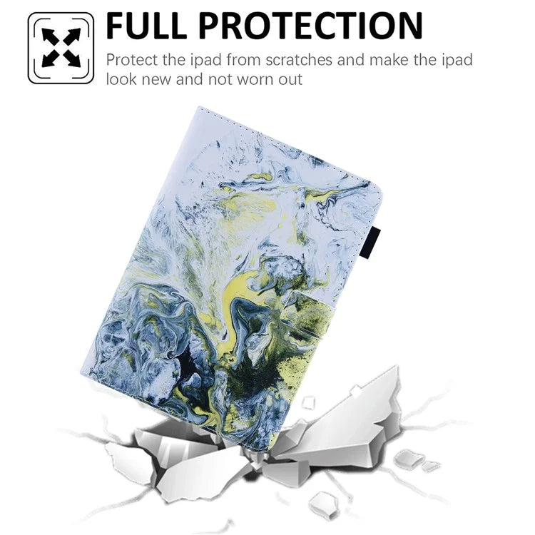 For iPad Pro 11 (2024) Case PU Leather Pattern Design Smart Tablet Cover