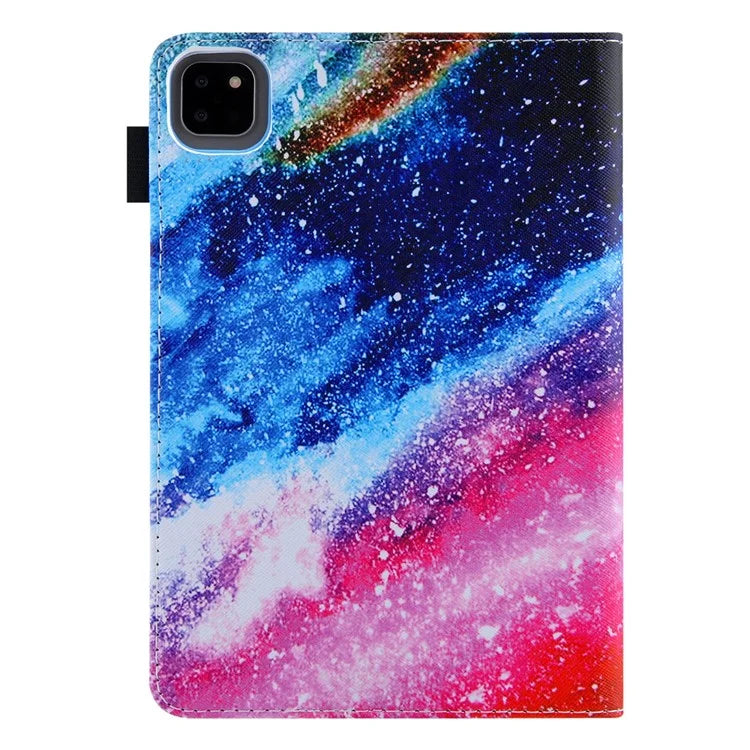For iPad Pro 11 (2024) Case PU Leather Pattern Design Smart Tablet Cover