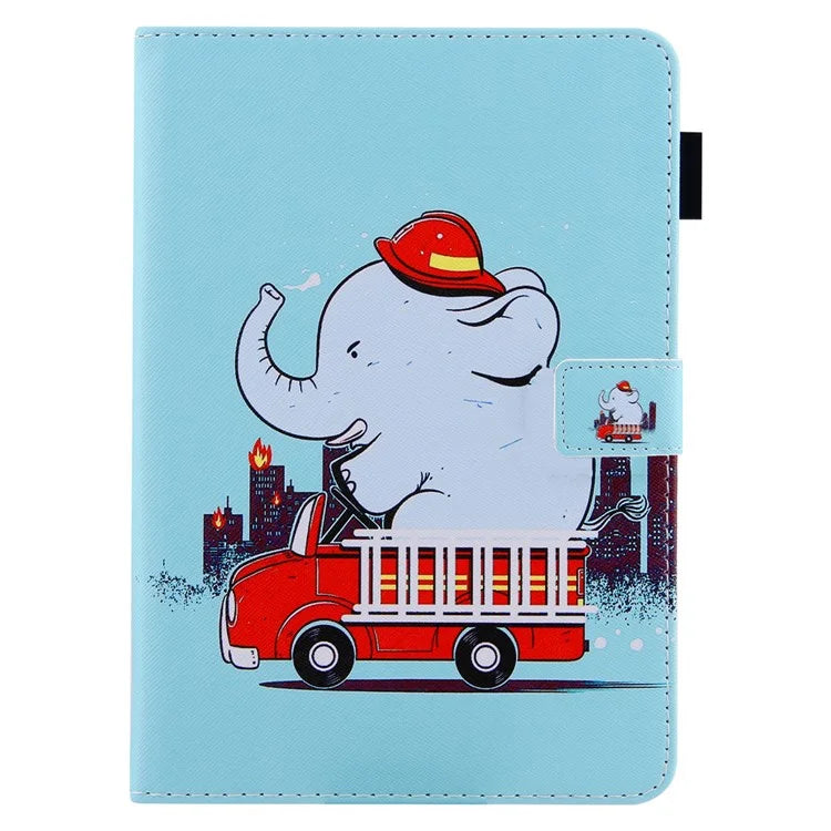 For iPad Pro 11 (2024) Case PU Leather Pattern Design Smart Tablet Cover
