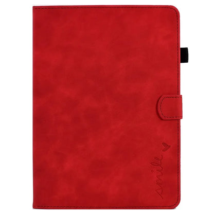 For iPad Pro 11 (2024) Case Letters Imprinted PU Leather Card Holder Tablet Cover