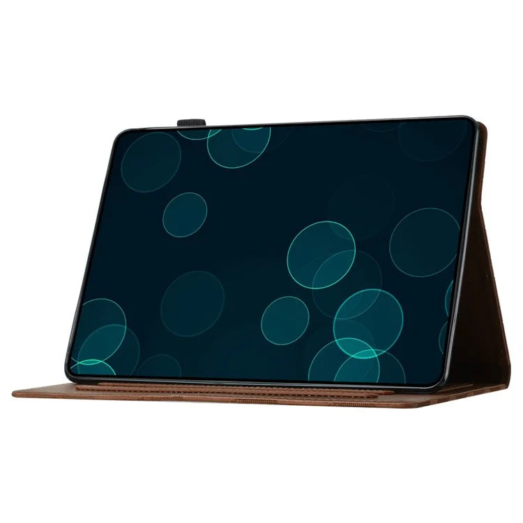 For iPad Pro 11 (2024) Case Diamond Texture Card Holder Stand Cover Anti-Scratch Tablet Shell