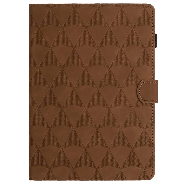 For iPad Pro 11 (2024) Case Diamond Texture Card Holder Stand Cover Anti-Scratch Tablet Shell