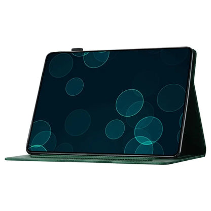 For iPad Pro 11 (2024) Case Diamond Texture Card Holder Stand Cover Anti-Scratch Tablet Shell