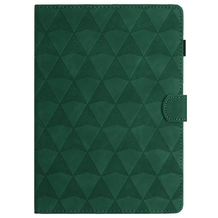 For iPad Pro 11 (2024) Case Diamond Texture Card Holder Stand Cover Anti-Scratch Tablet Shell