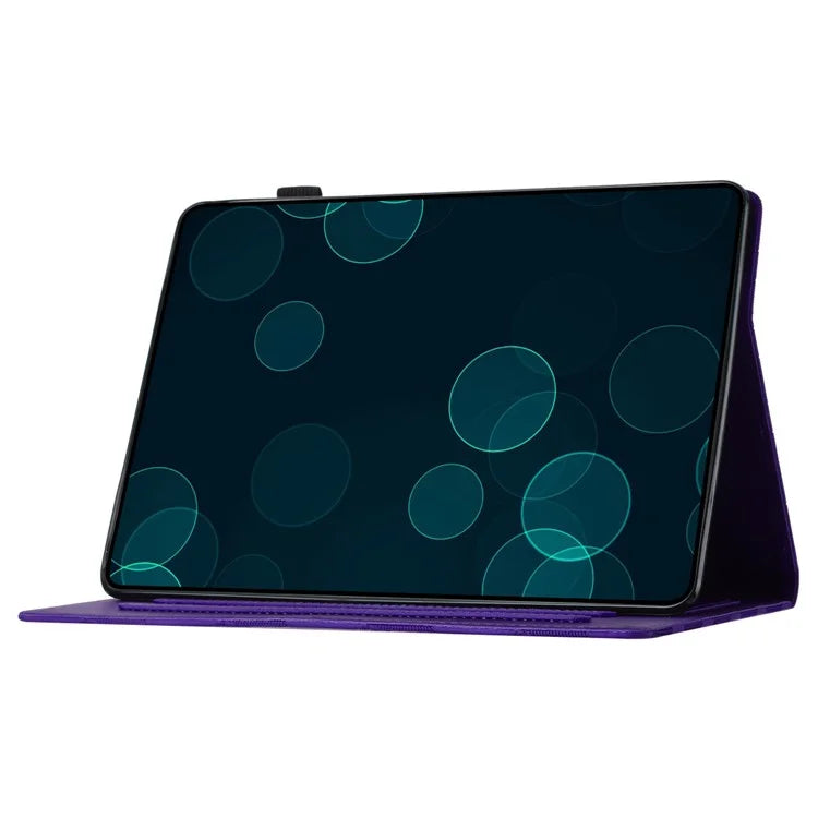 For iPad Pro 11 (2024) Case Diamond Texture Card Holder Stand Cover Anti-Scratch Tablet Shell
