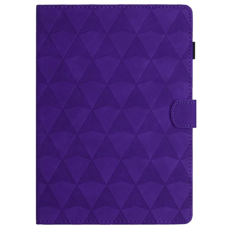 For iPad Pro 11 (2024) Case Diamond Texture Card Holder Stand Cover Anti-Scratch Tablet Shell