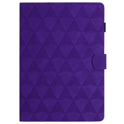 For iPad Pro 11 (2024) Case Diamond Texture Card Holder Stand Cover Anti-Scratch Tablet Shell