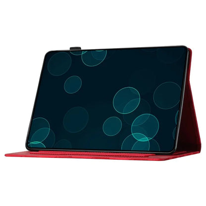 For iPad Pro 11 (2024) Case Diamond Texture Card Holder Stand Cover Anti-Scratch Tablet Shell