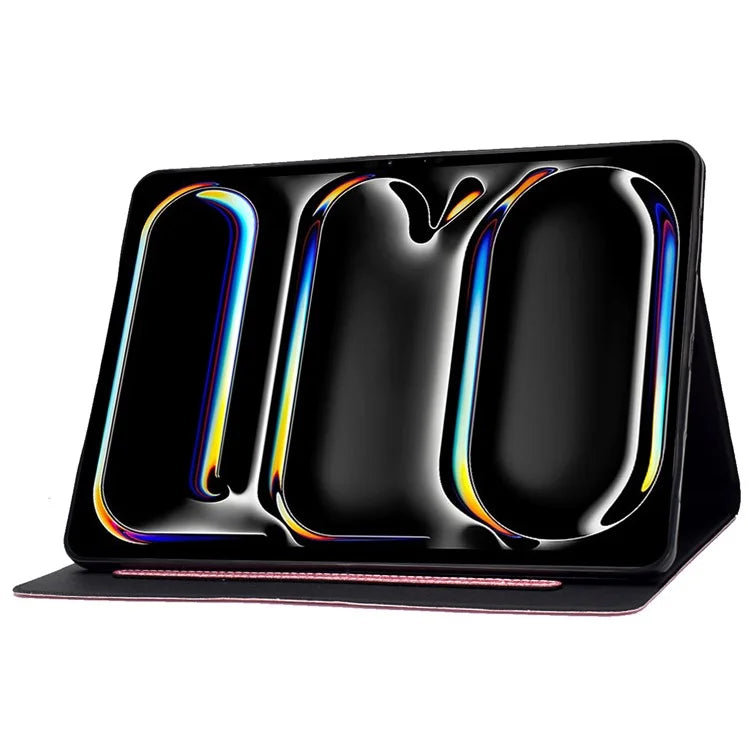 For iPad Pro 11 (2024) Glitter Sequins PU Leather + TPU Tablet Case with Stand and Card Slots