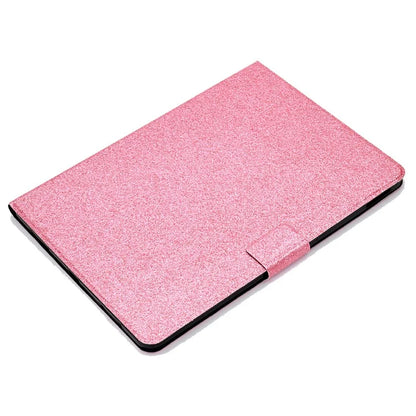 For iPad Pro 11 (2024) Glitter Sequins PU Leather + TPU Tablet Case with Stand and Card Slots