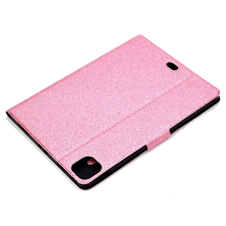 For iPad Pro 11 (2024) Glitter Sequins PU Leather + TPU Tablet Case with Stand and Card Slots