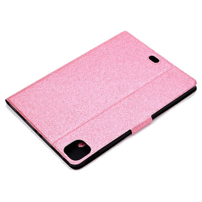 For iPad Pro 11 (2024) Glitter Sequins PU Leather + TPU Tablet Case with Stand and Card Slots