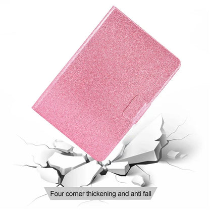 For iPad Pro 11 (2024) Glitter Sequins PU Leather + TPU Tablet Case with Stand and Card Slots