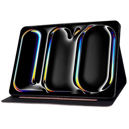 For iPad Pro 11 (2024) Glitter Sequins PU Leather + TPU Tablet Case with Stand and Card Slots