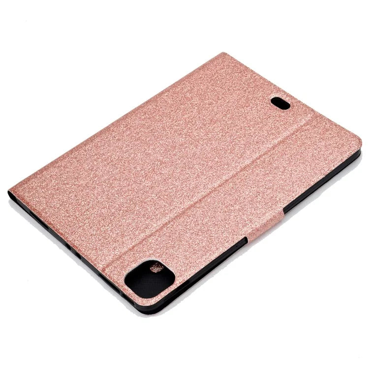 For iPad Pro 11 (2024) Glitter Sequins PU Leather + TPU Tablet Case with Stand and Card Slots