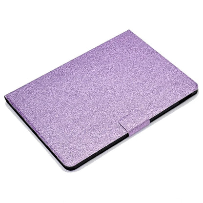 For iPad Pro 11 (2024) Glitter Sequins PU Leather + TPU Tablet Case with Stand and Card Slots