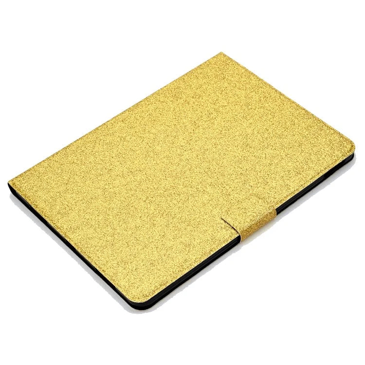 For iPad Pro 11 (2024) Glitter Sequins PU Leather + TPU Tablet Case with Stand and Card Slots