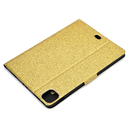 For iPad Pro 11 (2024) Glitter Sequins PU Leather + TPU Tablet Case with Stand and Card Slots