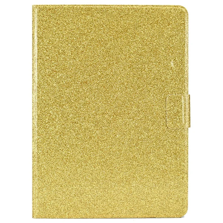For iPad Pro 11 (2024) Glitter Sequins PU Leather + TPU Tablet Case with Stand and Card Slots
