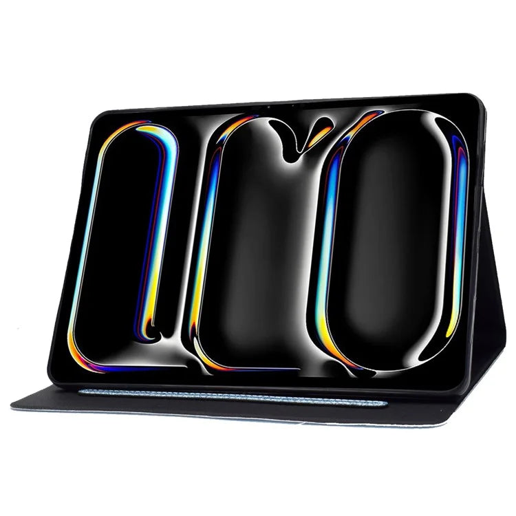 For iPad Pro 11 (2024) Glitter Sequins PU Leather + TPU Tablet Case with Stand and Card Slots