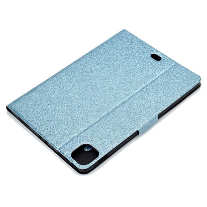 For iPad Pro 11 (2024) Glitter Sequins PU Leather + TPU Tablet Case with Stand and Card Slots