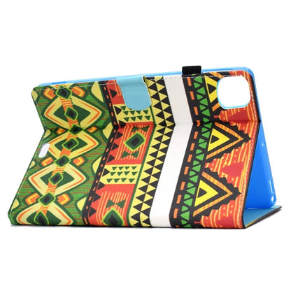 For iPad Pro 11 (2024) Case PU Leather+TPU Tablet Protective Cover Pattern Printing Full Protection Shell