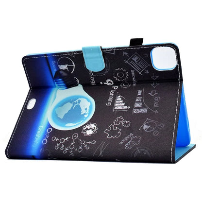 For iPad Pro 11 (2024) Case PU Leather+TPU Tablet Protective Cover Pattern Printing Full Protection Shell
