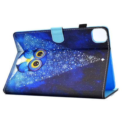 For iPad Pro 11 (2024) Case PU Leather+TPU Tablet Protective Cover Pattern Printing Full Protection Shell