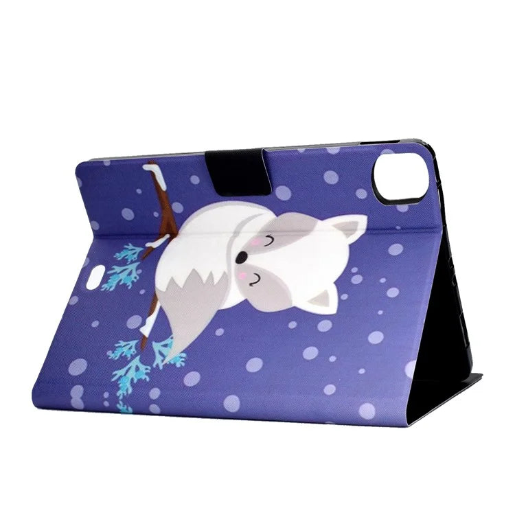 For iPad Pro 11 (2024) Case Pattern Printed Leather Stand Tablet Cover with Card Holder