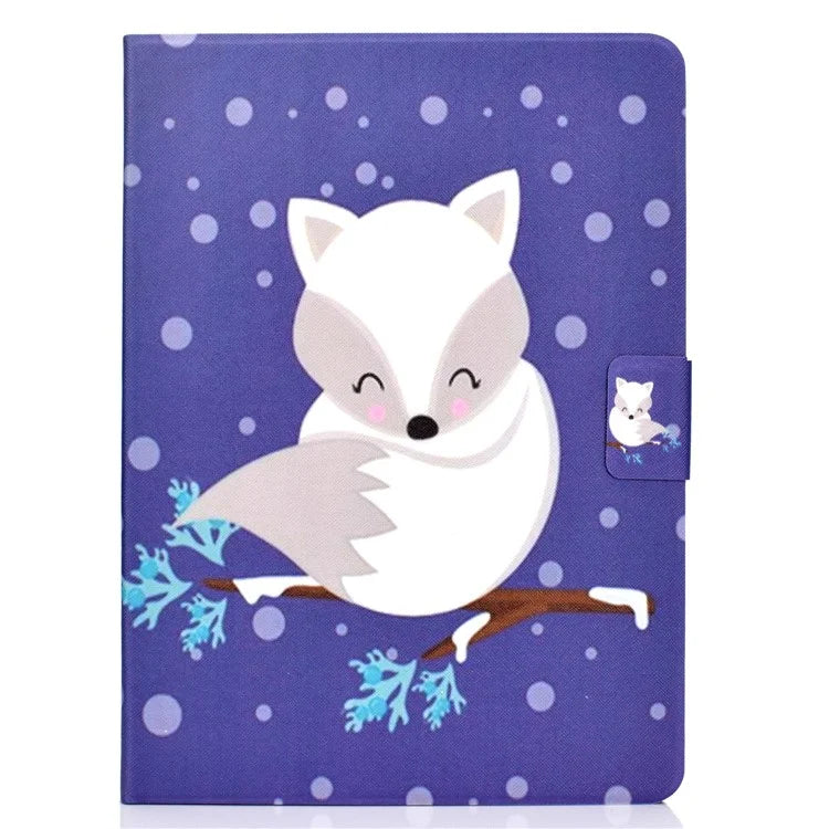 For iPad Pro 11 (2024) Case Pattern Printed Leather Stand Tablet Cover with Card Holder