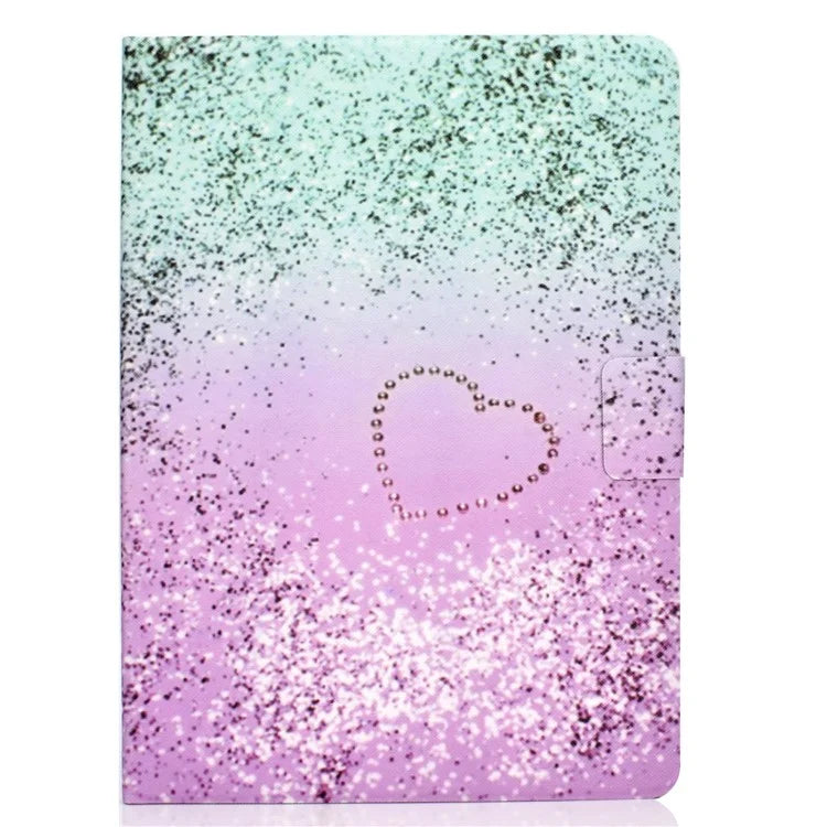 For iPad Pro 11 (2024) Case Pattern Printed Leather Stand Tablet Cover with Card Holder