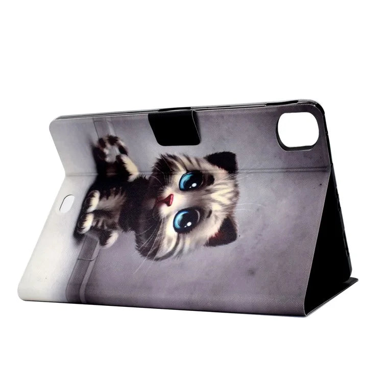 For iPad Pro 11 (2024) Case Pattern Printed Leather Stand Tablet Cover with Card Holder