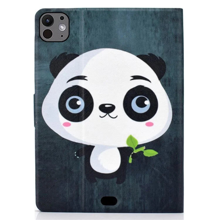 For iPad Pro 11 (2024) Case Pattern Printed Leather Stand Tablet Cover with Card Holder