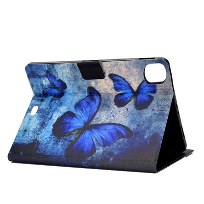 For iPad Pro 11 (2024) Case Pattern Printed Leather Stand Tablet Cover with Card Holder