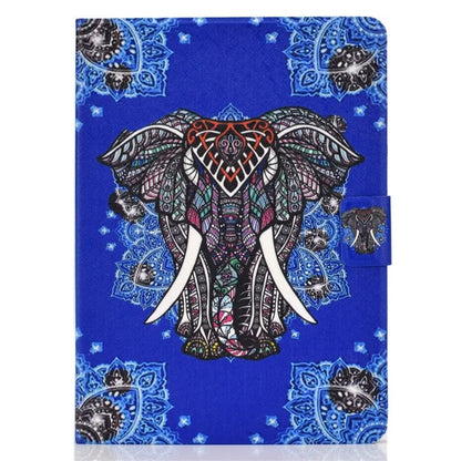 For iPad Pro 11 (2024) Case Pattern Printed Leather Stand Tablet Cover with Card Holder