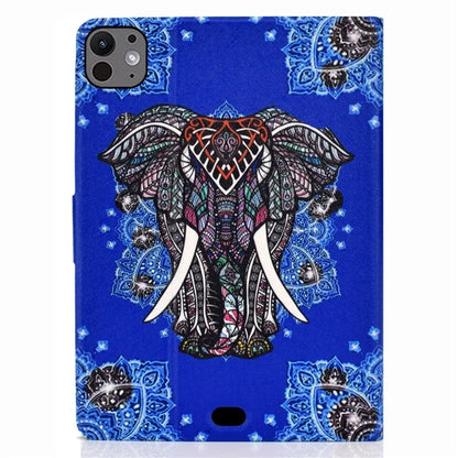 For iPad Pro 11 (2024) Case Pattern Printed Leather Stand Tablet Cover with Card Holder