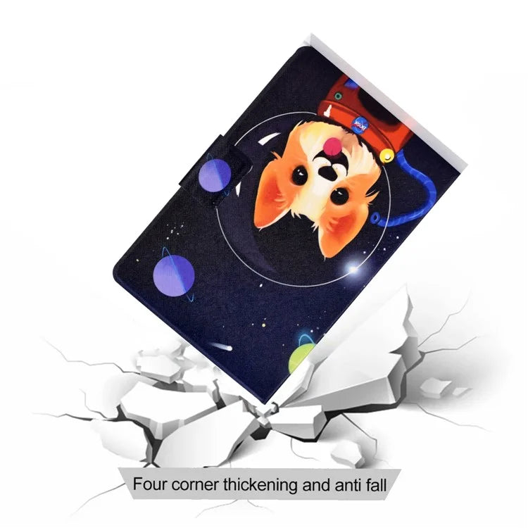 For iPad Pro 11 (2024) Case Pattern Printed Leather Stand Tablet Cover with Card Holder