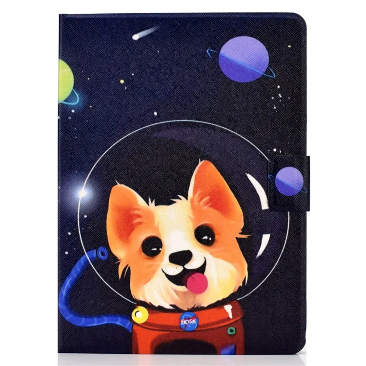 For iPad Pro 11 (2024) Case Pattern Printed Leather Stand Tablet Cover with Card Holder