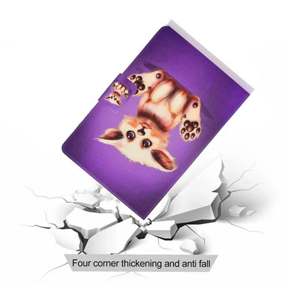 For iPad Pro 11 (2024) Case Pattern Printed Leather Stand Tablet Cover with Card Holder
