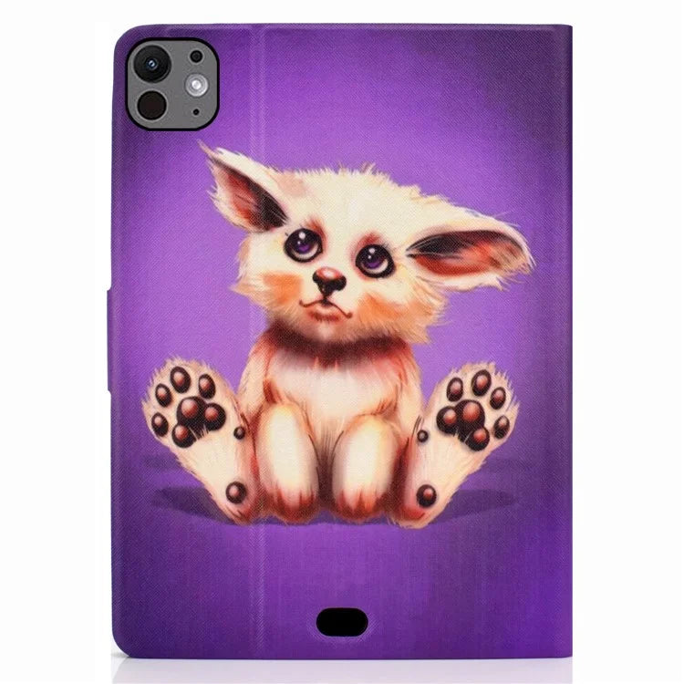 For iPad Pro 11 (2024) Case Pattern Printed Leather Stand Tablet Cover with Card Holder