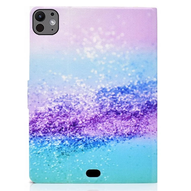 For iPad Pro 11 (2024) Case Pattern Printed Leather Stand Tablet Cover with Card Holder
