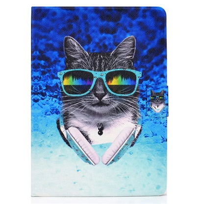 For iPad Pro 11 (2024) Case Pattern Printed Leather Stand Tablet Cover with Card Holder