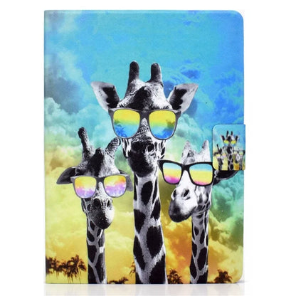For iPad Pro 11 (2024) Case Pattern Printed Leather Stand Tablet Cover with Card Holder