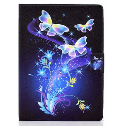 For iPad Pro 11 (2024) Case Pattern Printed Leather Stand Tablet Cover with Card Holder