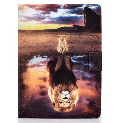 For iPad Pro 11 (2024) Case Pattern Printed Leather Stand Tablet Cover with Card Holder
